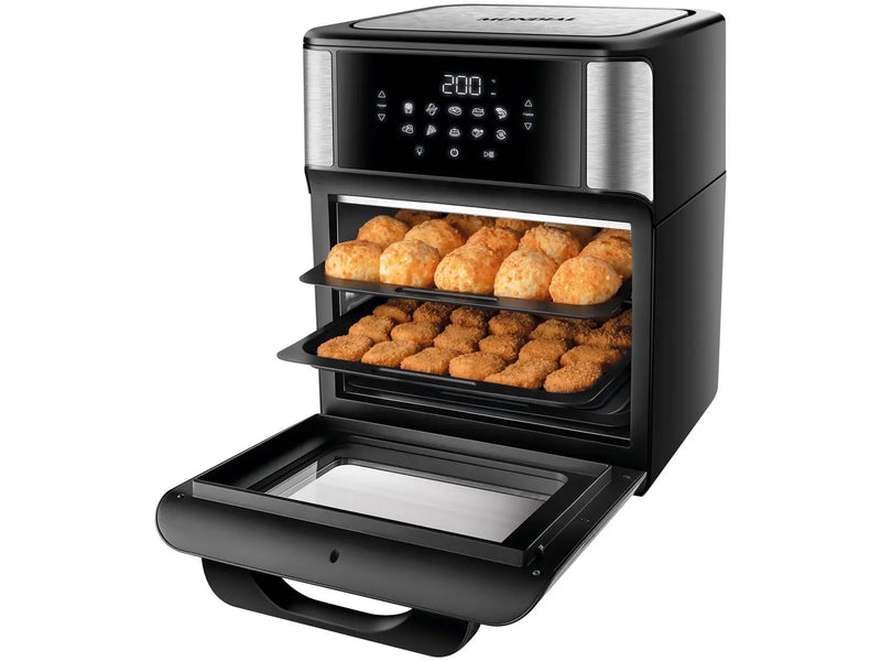 Fritadeira Elétrica sem Óleo/Air Fryer Mondial Forno Oven -12L-BI Preta 12L