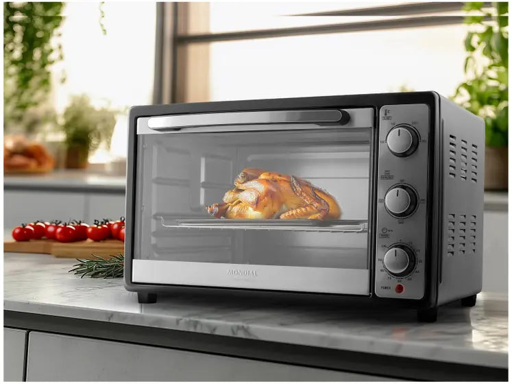 Forno Elétrico de Bancada Mondial com Timer - 52L Grand Family II