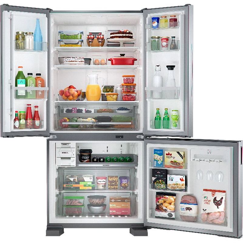 Geladeira Brastemp  Frost Free Side Inverse 3 Portas A+++ 554 Litros Inox - 110v