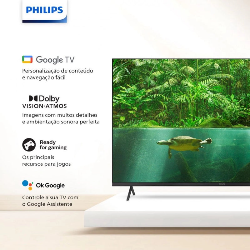 Smart TV 65 Philips 4K Google TV Bluetooth