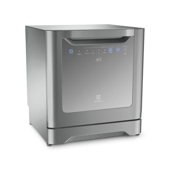 Lava-Louças Electrolux 8 Serviços Inox Compacta com Programa Eco